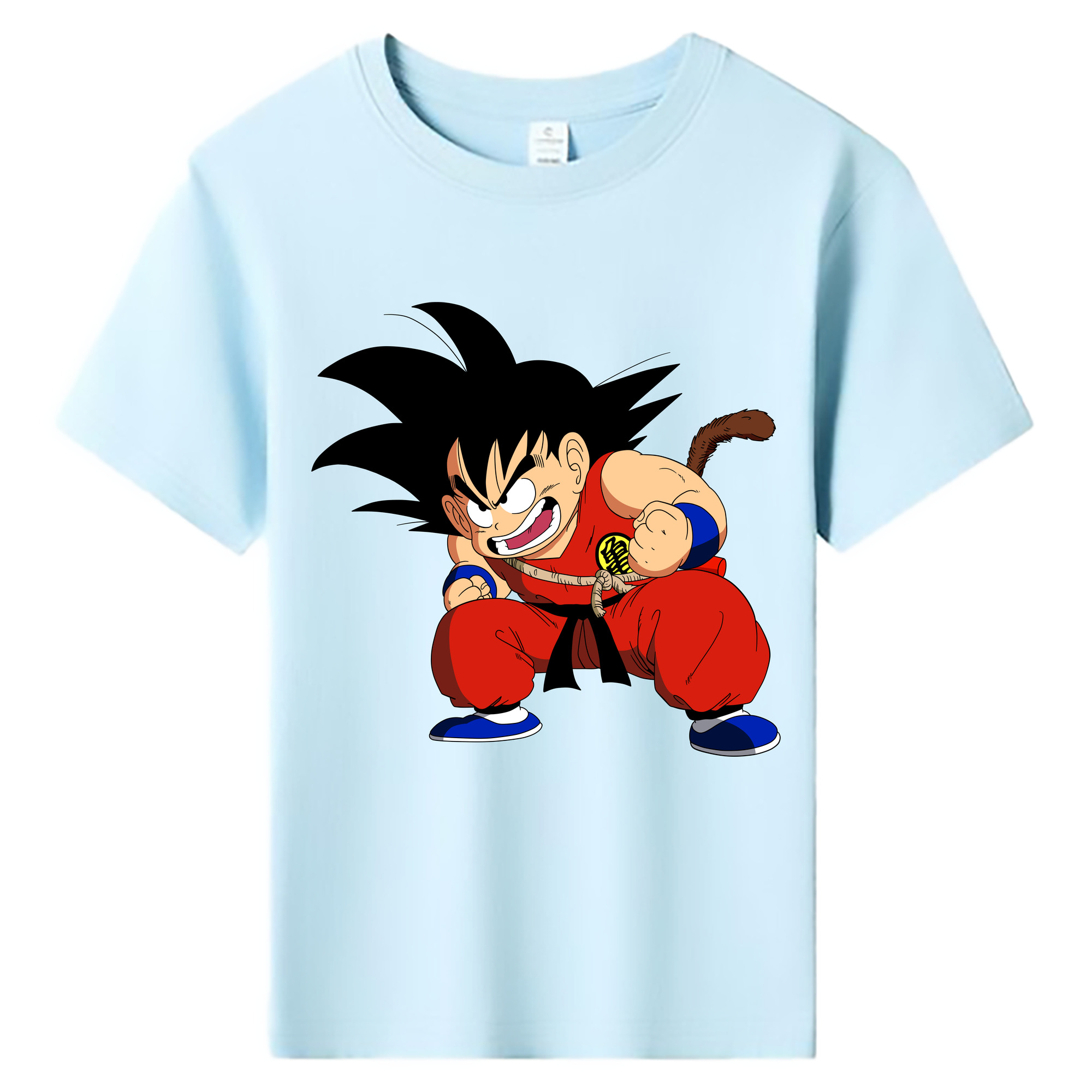 （画像用） ドラゴンボール 孫悟空（そん ごくう）Son Goku カカロット DRAGON BALL Kakarotto 綿100％キッズTシャツ（フロントプリント）